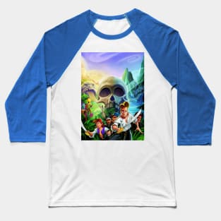 Monkey Island Art Baseball T-Shirt